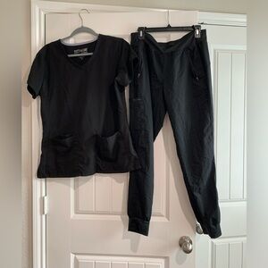 Greys Anatomy Black Medium SET / Purple Label Jogger Bottoms M